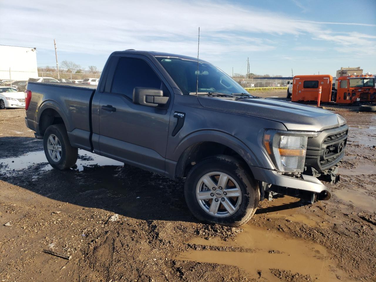 2023 Ford F-150 VIN 1FTMF1C50PKF62668 Copart auction photo, front end / minor dent/scratches damage thumbnail 4