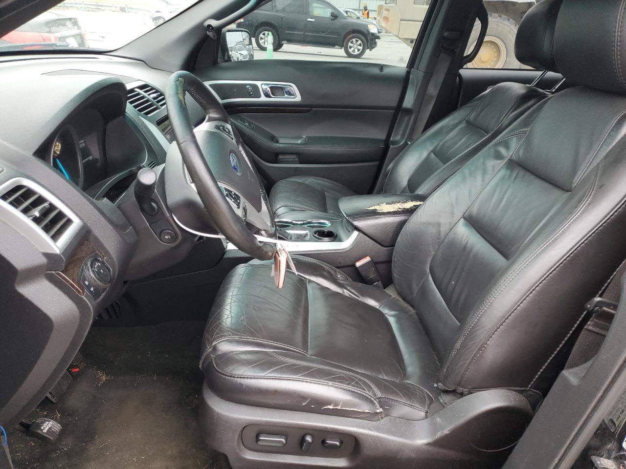 2015 Ford Explorer VIN 1FM5K7F87FGA15340 Copart auction photo, side / front end damage thumbnail 7