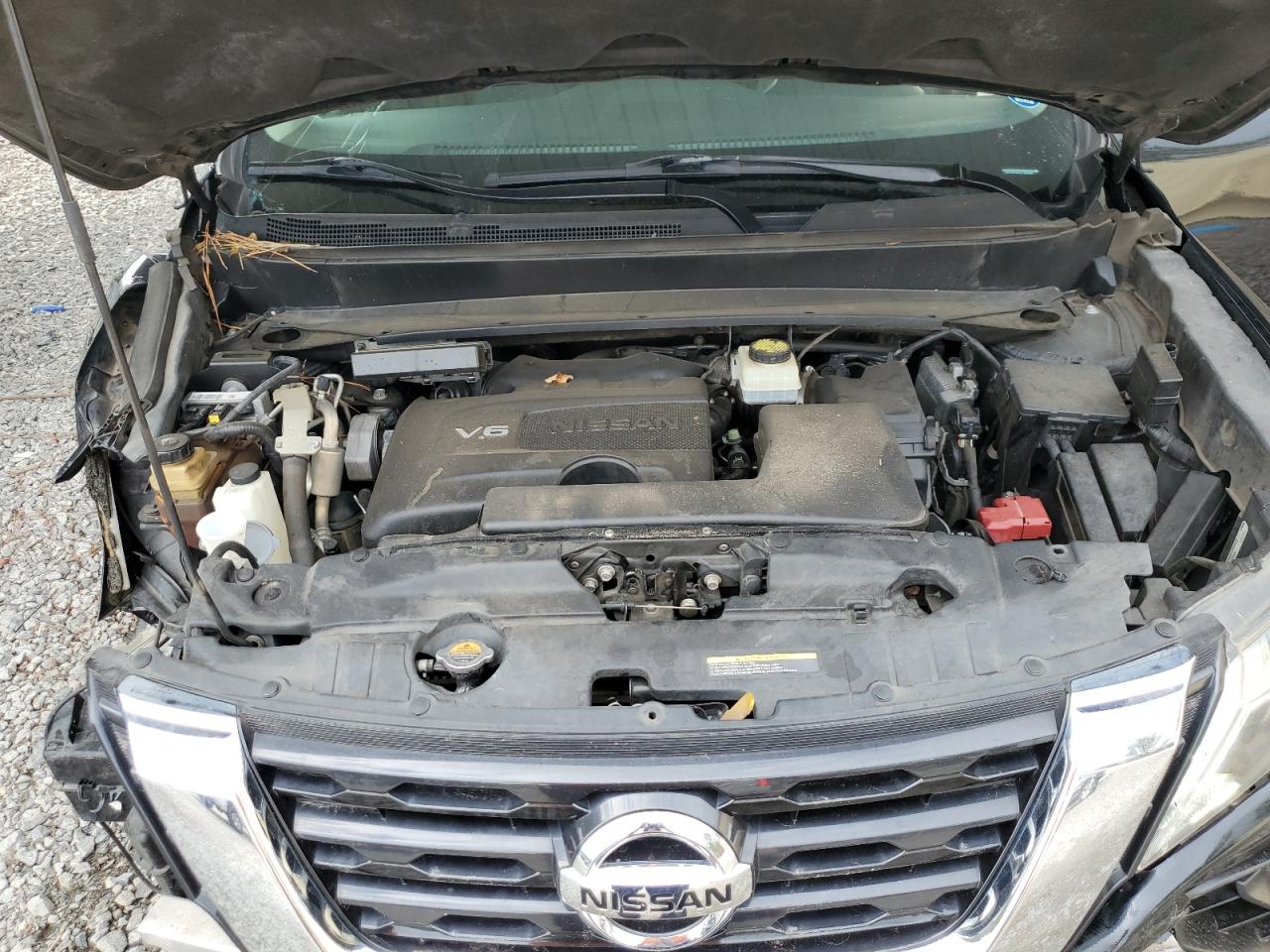 2018 Nissan Pathfinder VIN 5N1DR2MN5JC660300 Copart auction photo, front end / side damage thumbnail 12