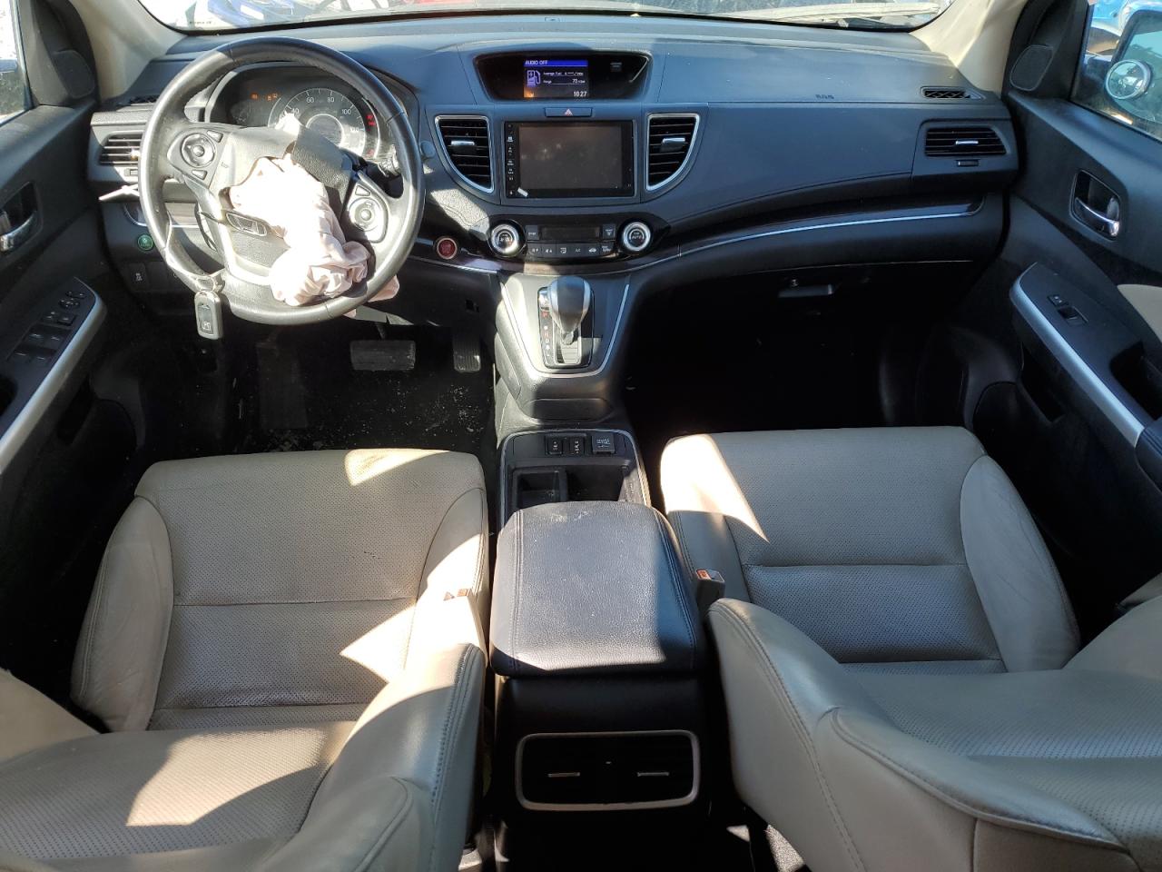 2016 Honda CR-V VIN 2HKRM3H73GH542270 Copart auction photo, front end / undercarriage damage thumbnail 8