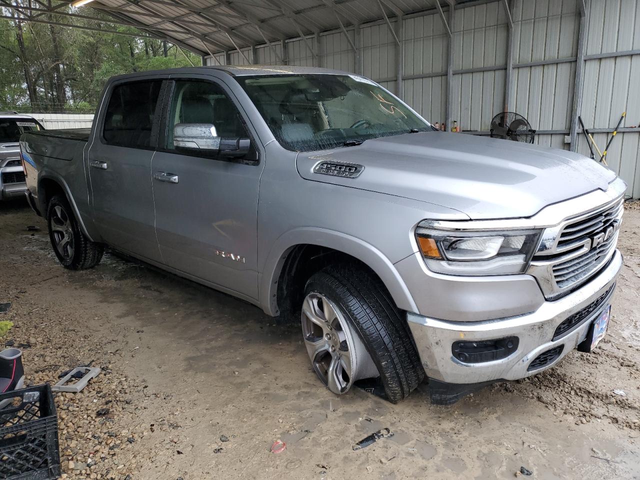 2019 RAM 1500 VIN 1C6SRFJTXKN714306 Copart auction photo, side damage thumbnail 4