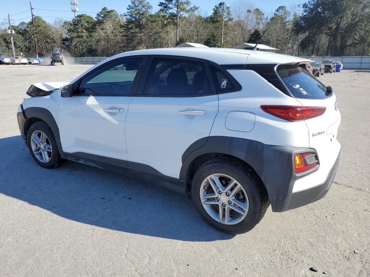 2019 Hyundai Kona VIN KM8K12AA9KU207938 Copart auction photo, front end damage thumbnail 2