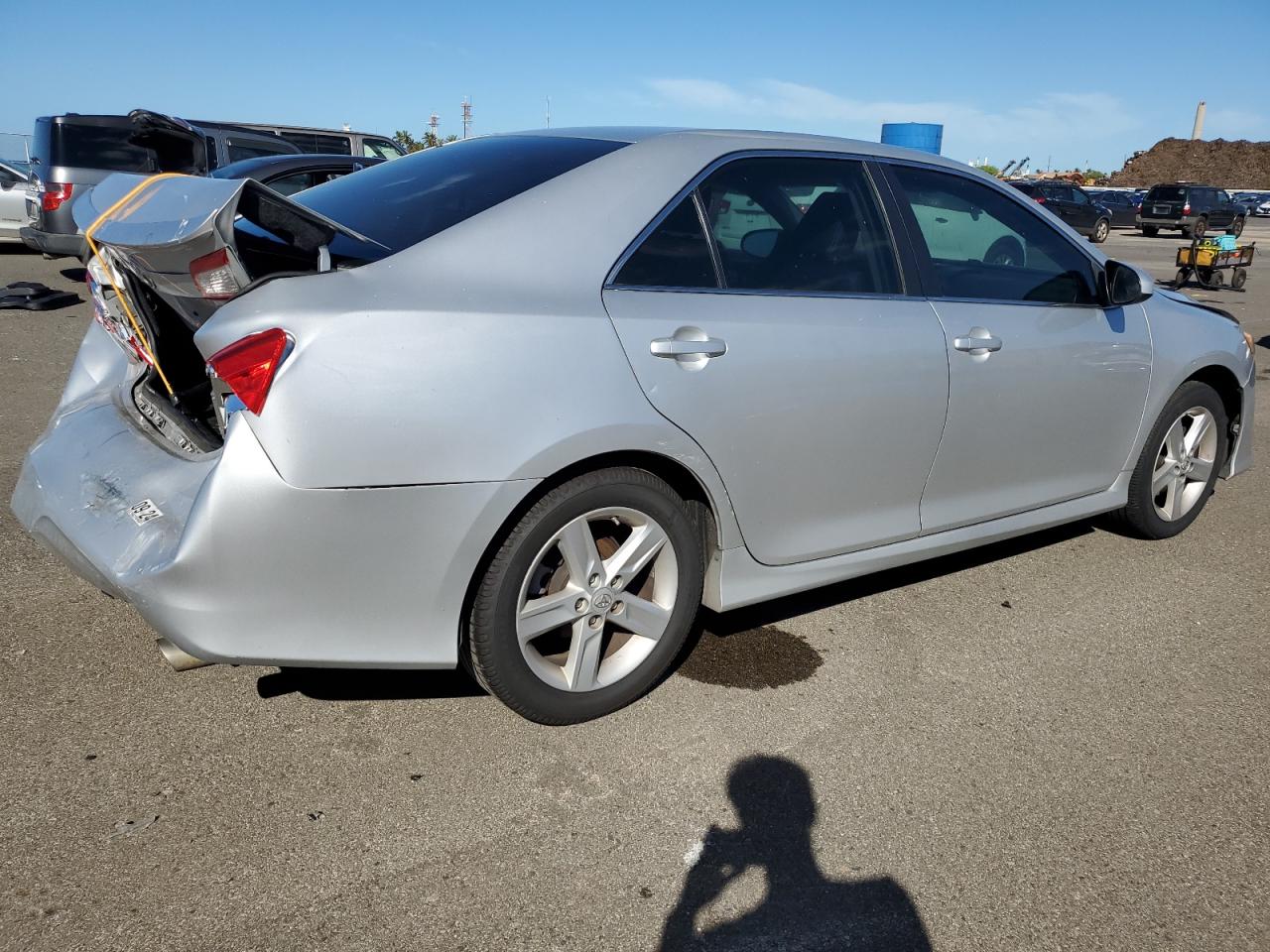 2014 Toyota Camry VIN 4T1BF1FK9EU378240 Copart auction photo, rear end / front end damage thumbnail 3