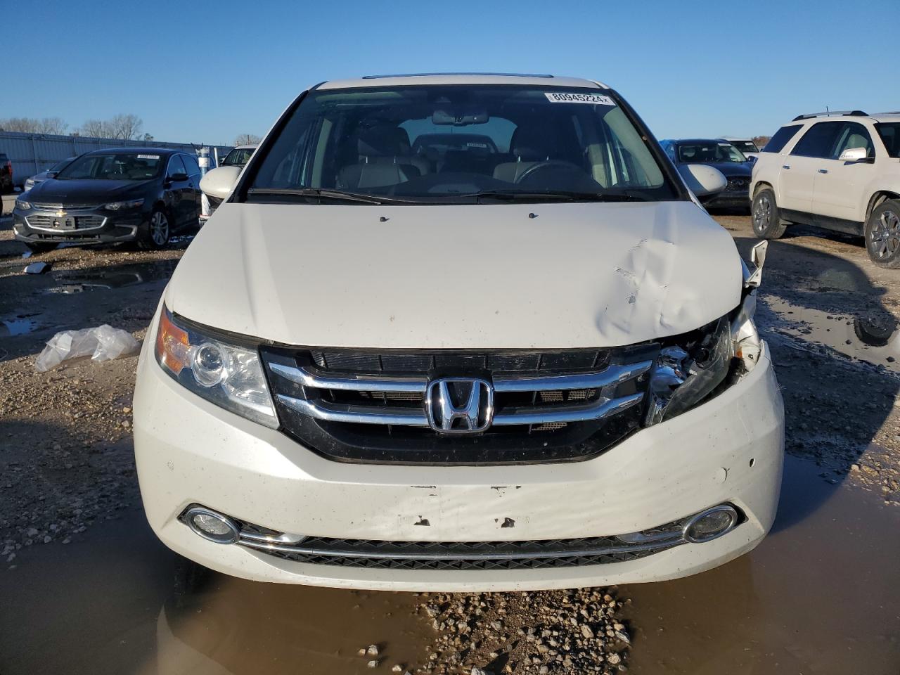 2014 Honda Odyssey VIN 5FNRL5H92EB106246 Copart auction photo, front end damage thumbnail 5