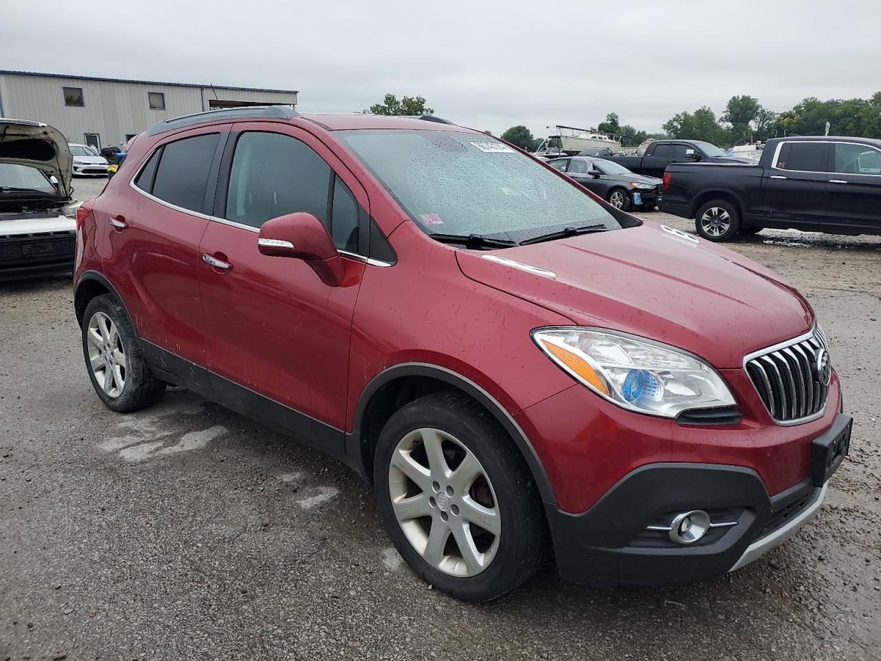 2015 Buick Encore VIN KL4CJGSB1FB150563 Copart auction photo, rear end damage thumbnail 4