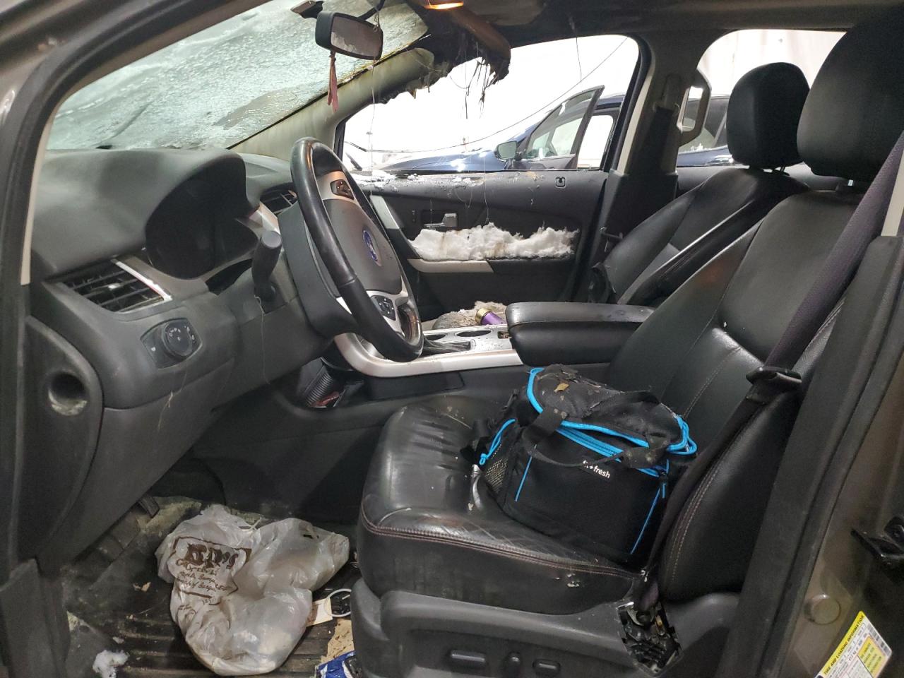 2013 Ford Edge VIN 2FMDK4JC7DBC60746 Copart auction photo, burn damage thumbnail 7