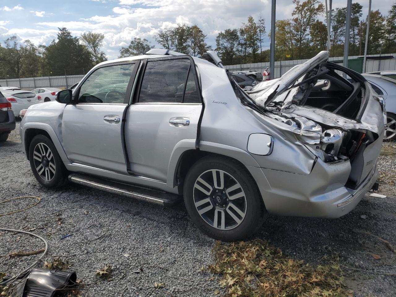 2019 Toyota 4Runner VIN JTEZU5JR4K5209636 Copart auction photo, top/roof / rear end damage thumbnail 2