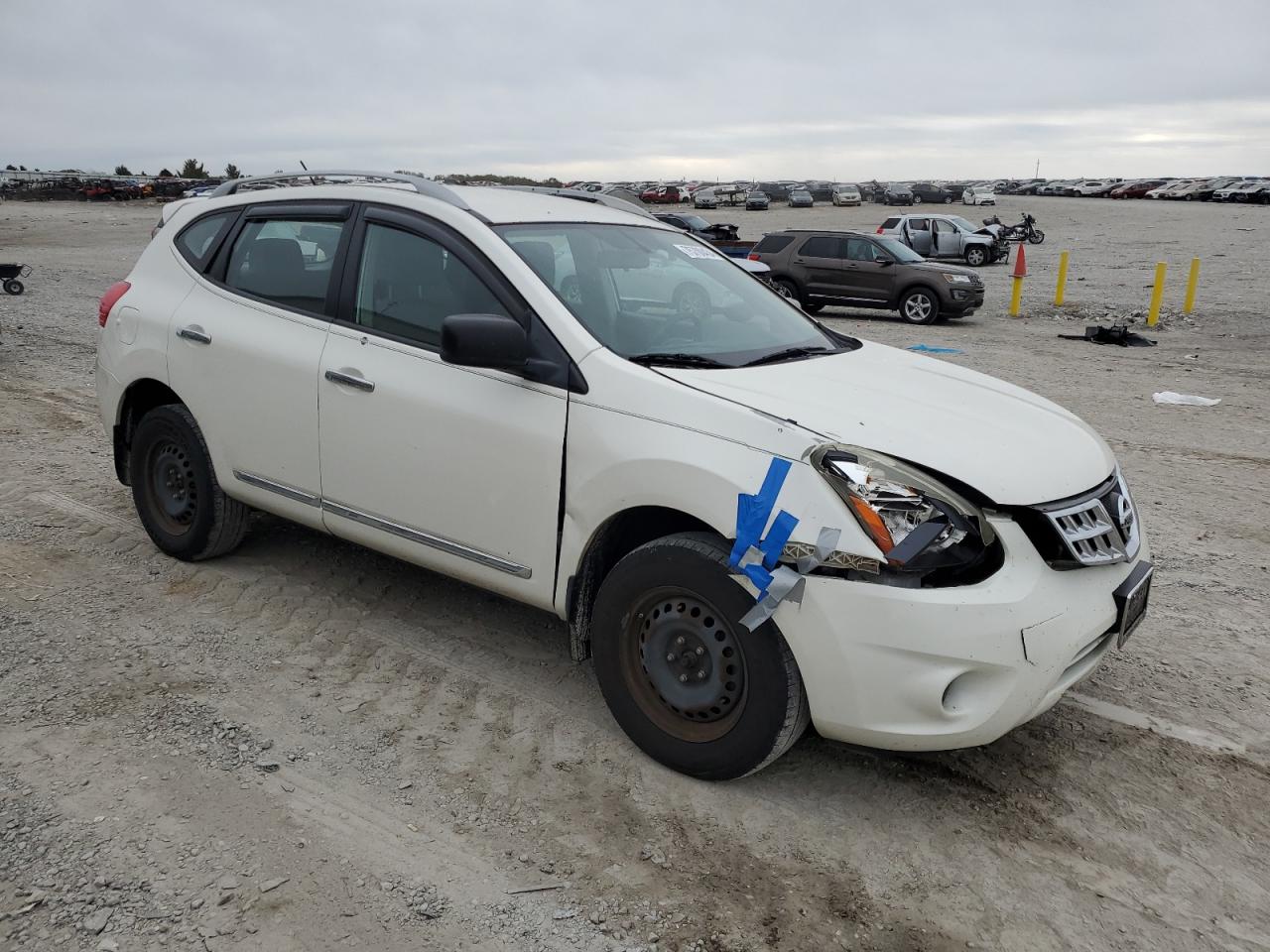 2014 Nissan Rogue VIN JN8AS5MV1EW702869 Copart auction photo, front end damage thumbnail 4
