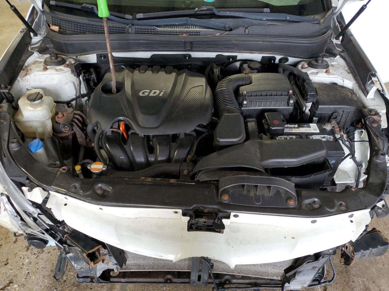 2012 Hyundai Sonata VIN 5NPEB4AC0CH374535 Copart auction photo, front end damage thumbnail 11
