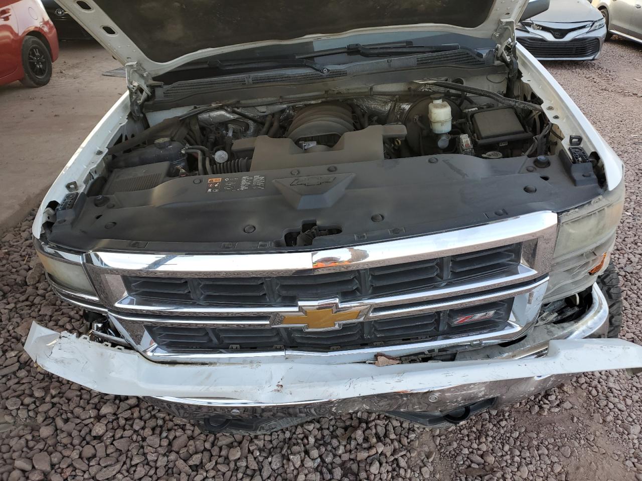 2014 Chevrolet Silverado VIN 3GCUKSEC0EG504741 Copart auction photo, front end / side damage thumbnail 12