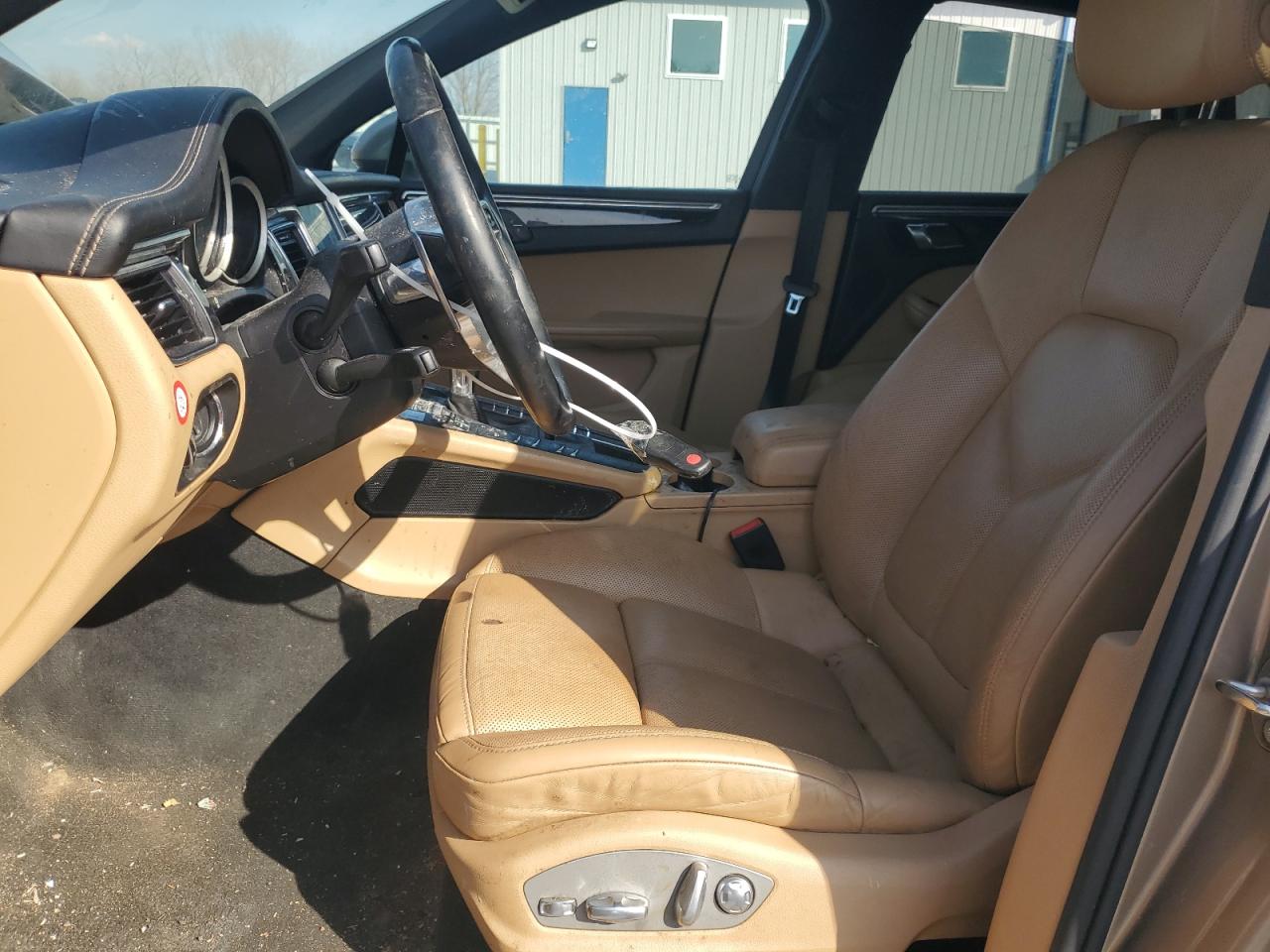 2017 Porsche Macan VIN WP1AB2A5XHLB14939 Copart auction photo, front end / side damage thumbnail 7