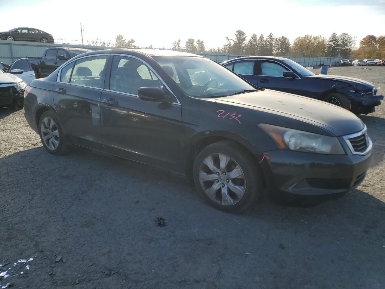 2009 Honda Accord VIN JHMCP26809C015898 Copart auction photo, side damage thumbnail 4