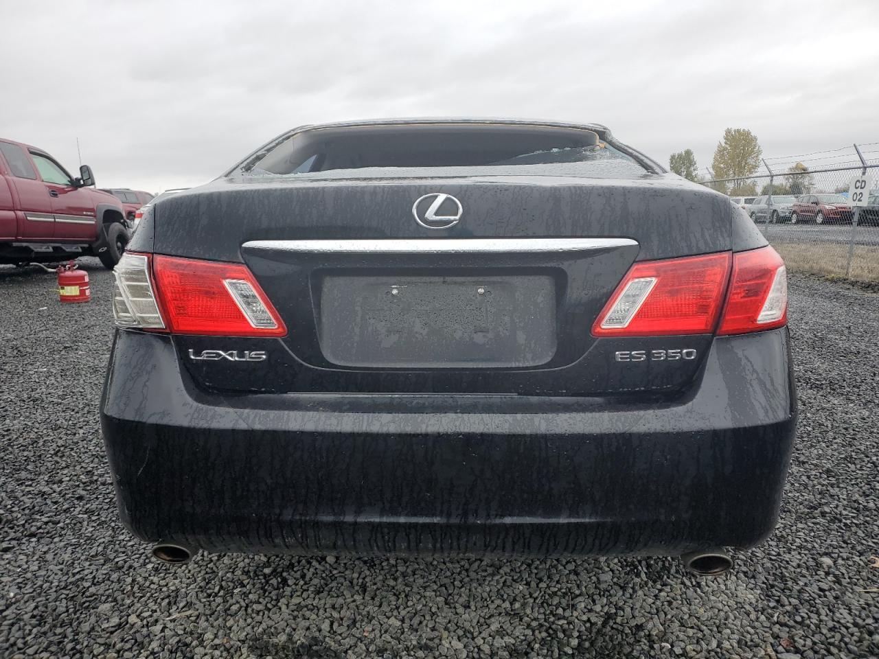 2009 Lexus ES VIN JTHBJ46G192289942 Copart auction photo, rear end / top/roof damage thumbnail 6