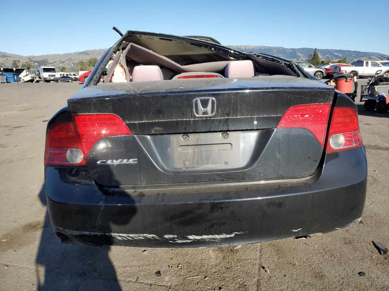 2007 Honda Civic VIN 1HGFA16507L109651 Copart auction photo, all over damage thumbnail 6