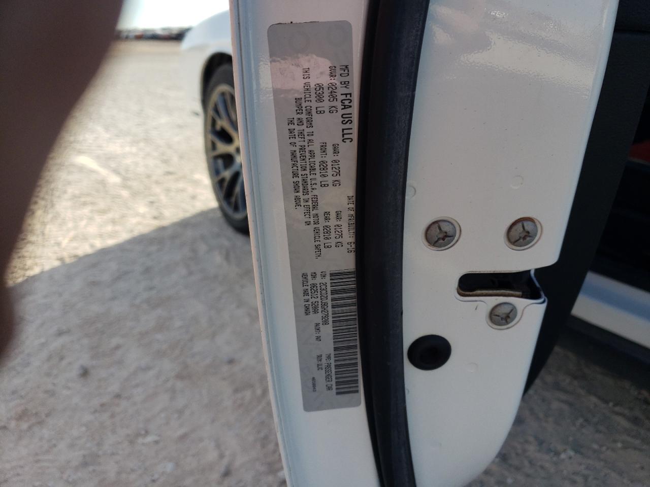 2016 Dodge Challenger VIN 2C3CDZDJ9GH279208 Copart auction photo, water/flood damage thumbnail 13