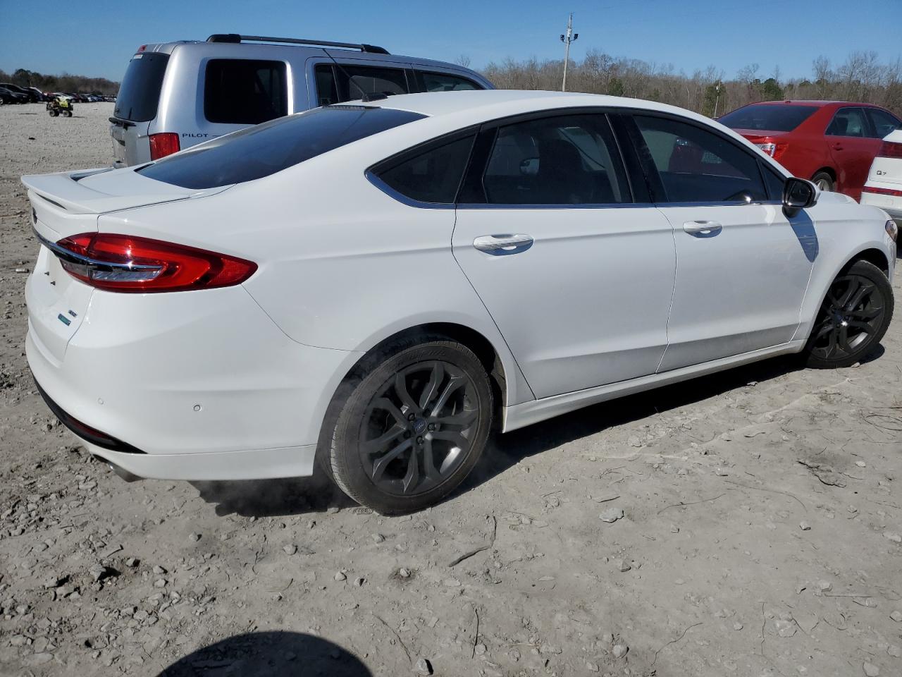 2018 Ford Fusion VIN 3FA6P0HDXJR126595 Copart auction photo, front end damage thumbnail 3