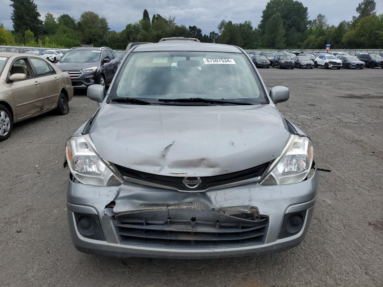 2011 Nissan Versa VIN 3N1BC1AP4BL376906 Copart auction photo, front end damage thumbnail 5