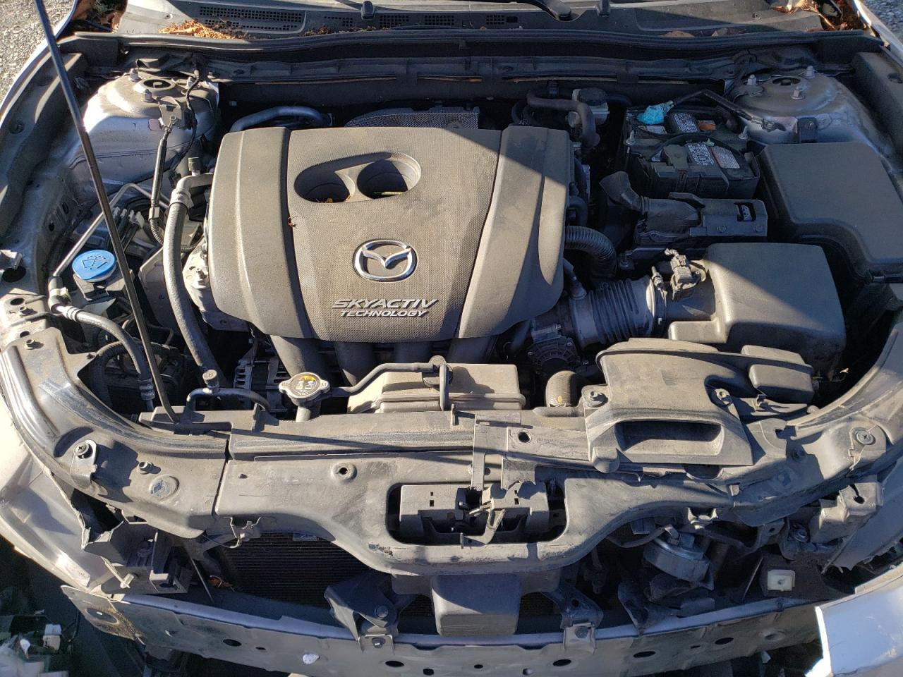 2015 Mazda 3 VIN JM1BM1V32F1227683 Copart auction photo, front end damage thumbnail 11