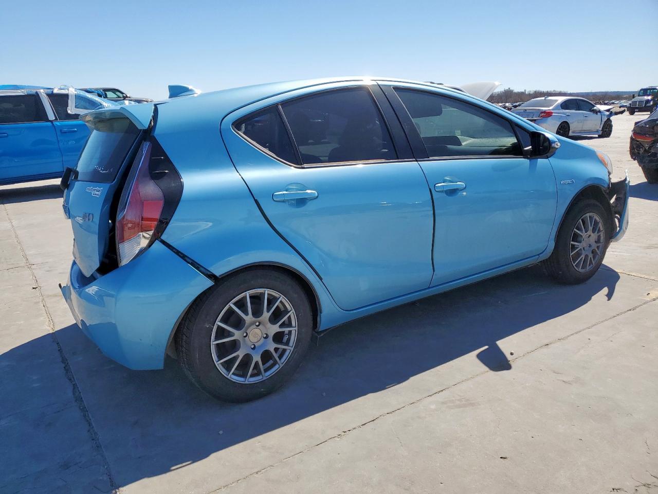 2016 Toyota Prius VIN JTDKDTB35G1120421 Copart auction photo, biohazard/chemical / all over damage thumbnail 3