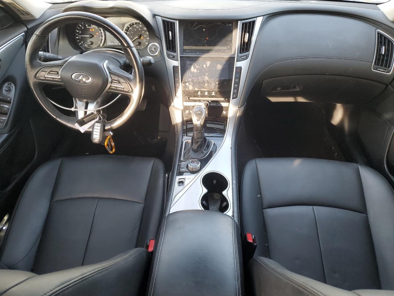 2020 Infiniti Q50 VIN JN1EV7AR2LM250479 Copart auction photo, rear end / front end damage thumbnail 8