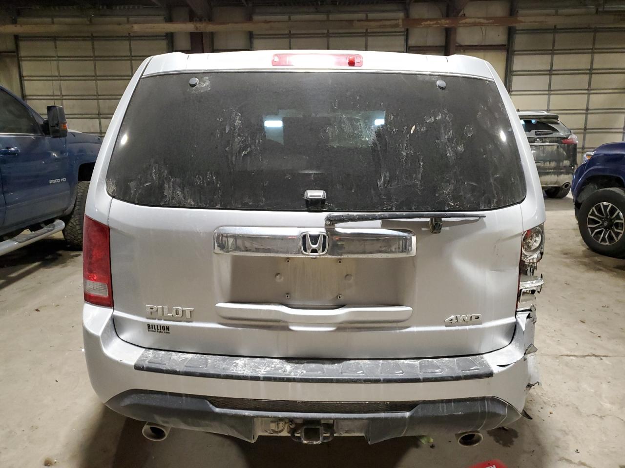 2015 Honda Pilot VIN 5FNYF4H48FB050977 Copart auction photo, rear end / undercarriage damage thumbnail 6
