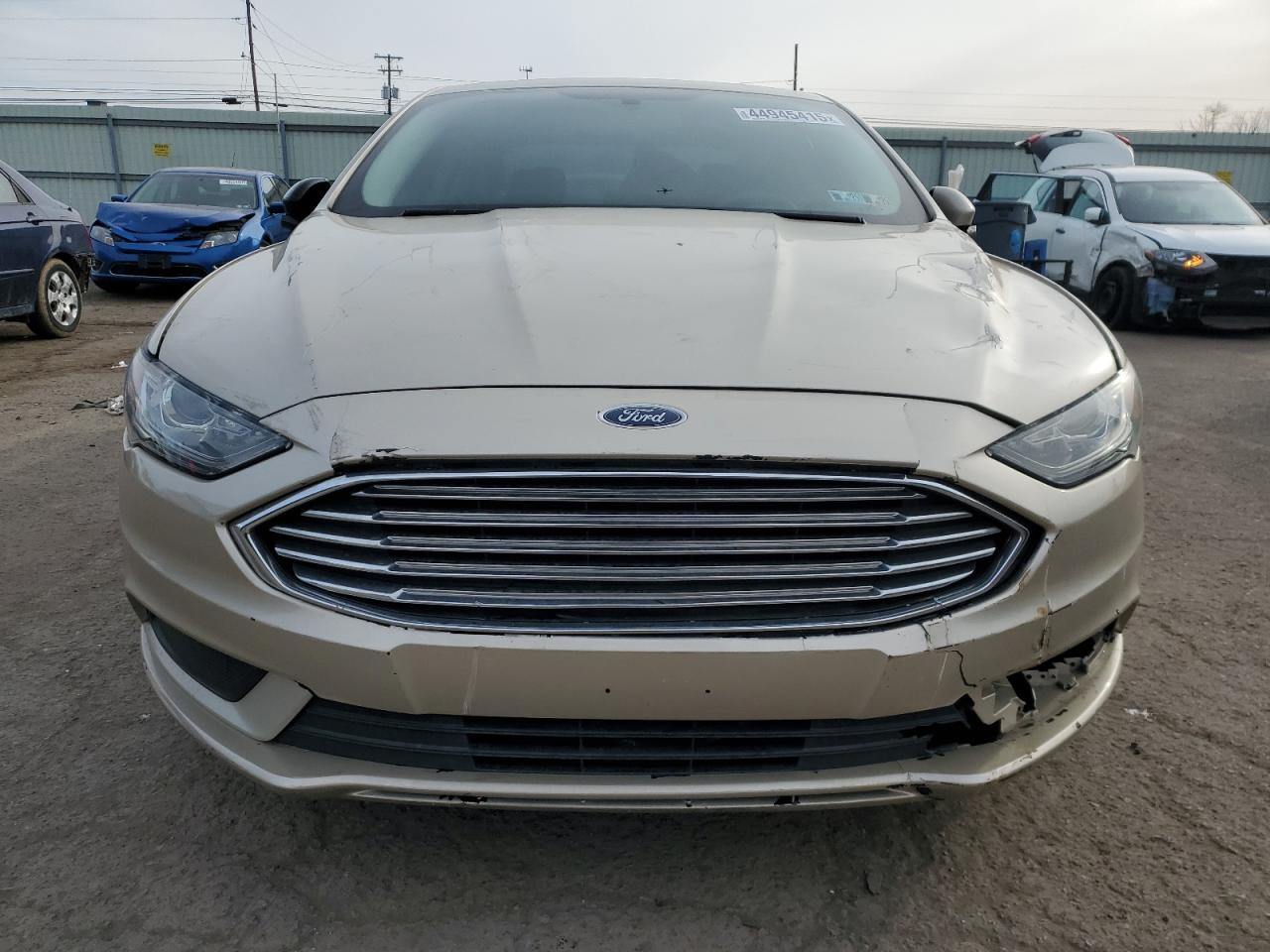 2017 Ford Fusion VIN 3FA6P0HD7HR362695 Copart auction photo, rear end / side damage thumbnail 5