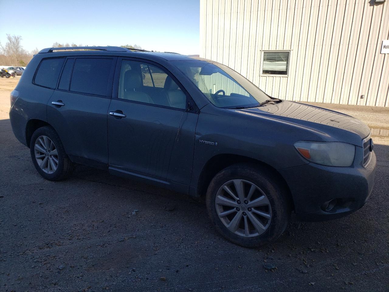2010 Toyota Highlander VIN JTEJW3EH5A2038392 Copart auction photo, side damage thumbnail 4
