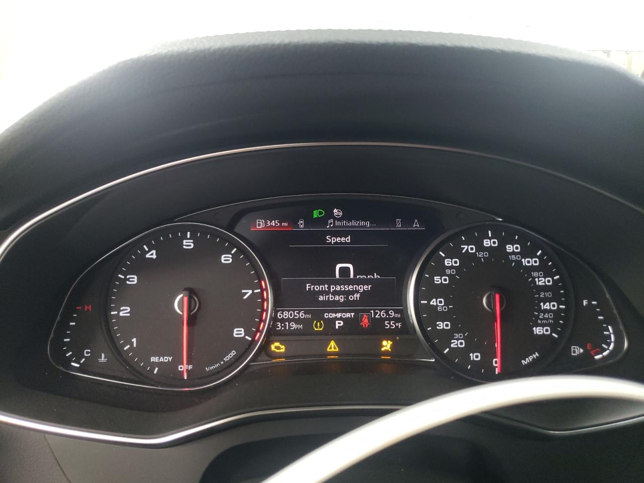 2019 Audi A6 VIN WAUD8AF23KN128423 Copart auction photo, front end / minor dent/scratches damage thumbnail 9
