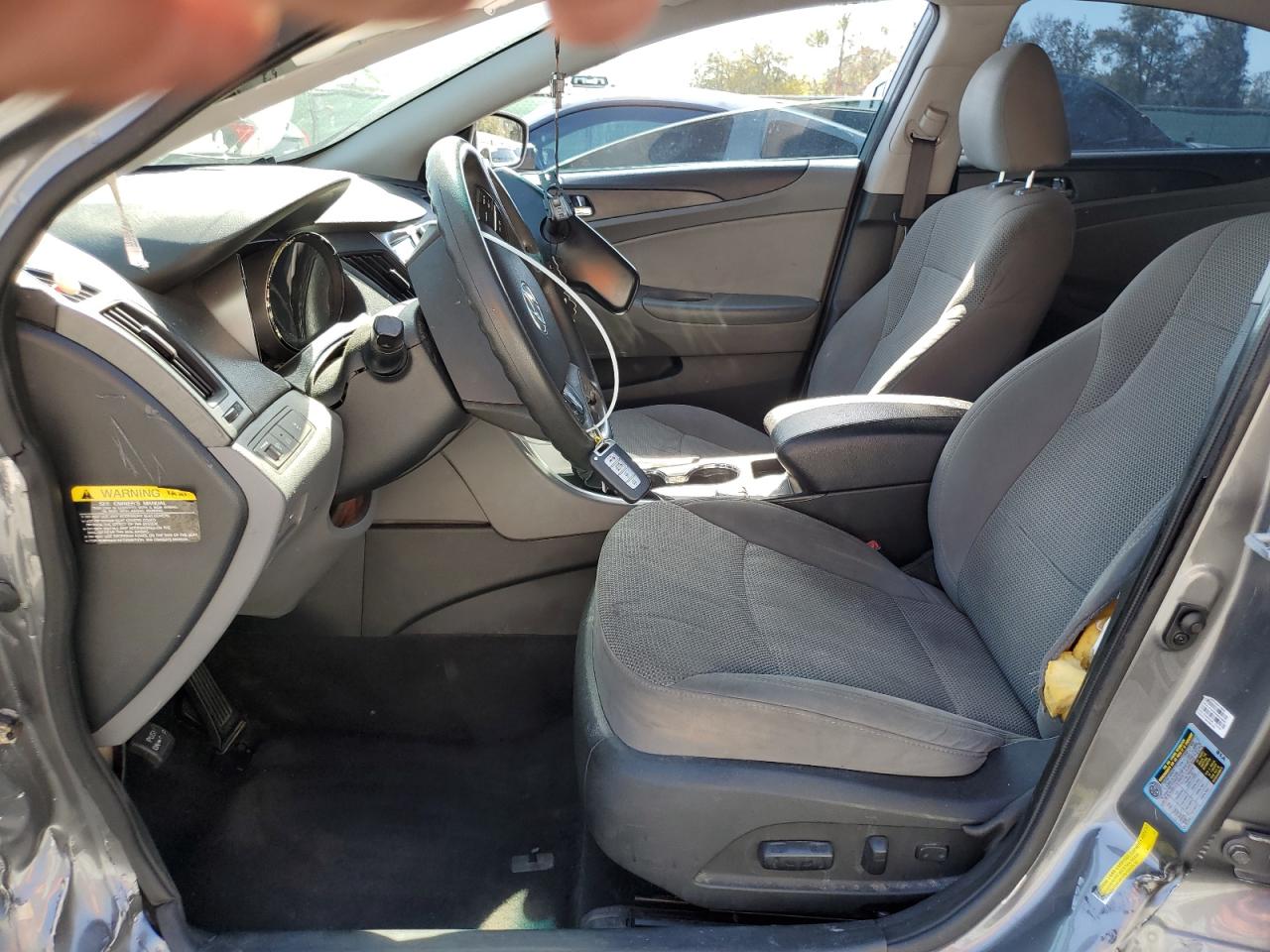 2013 Hyundai Sonata VIN 5NPEB4AC1DH737779 Copart auction photo, side / front end damage thumbnail 7