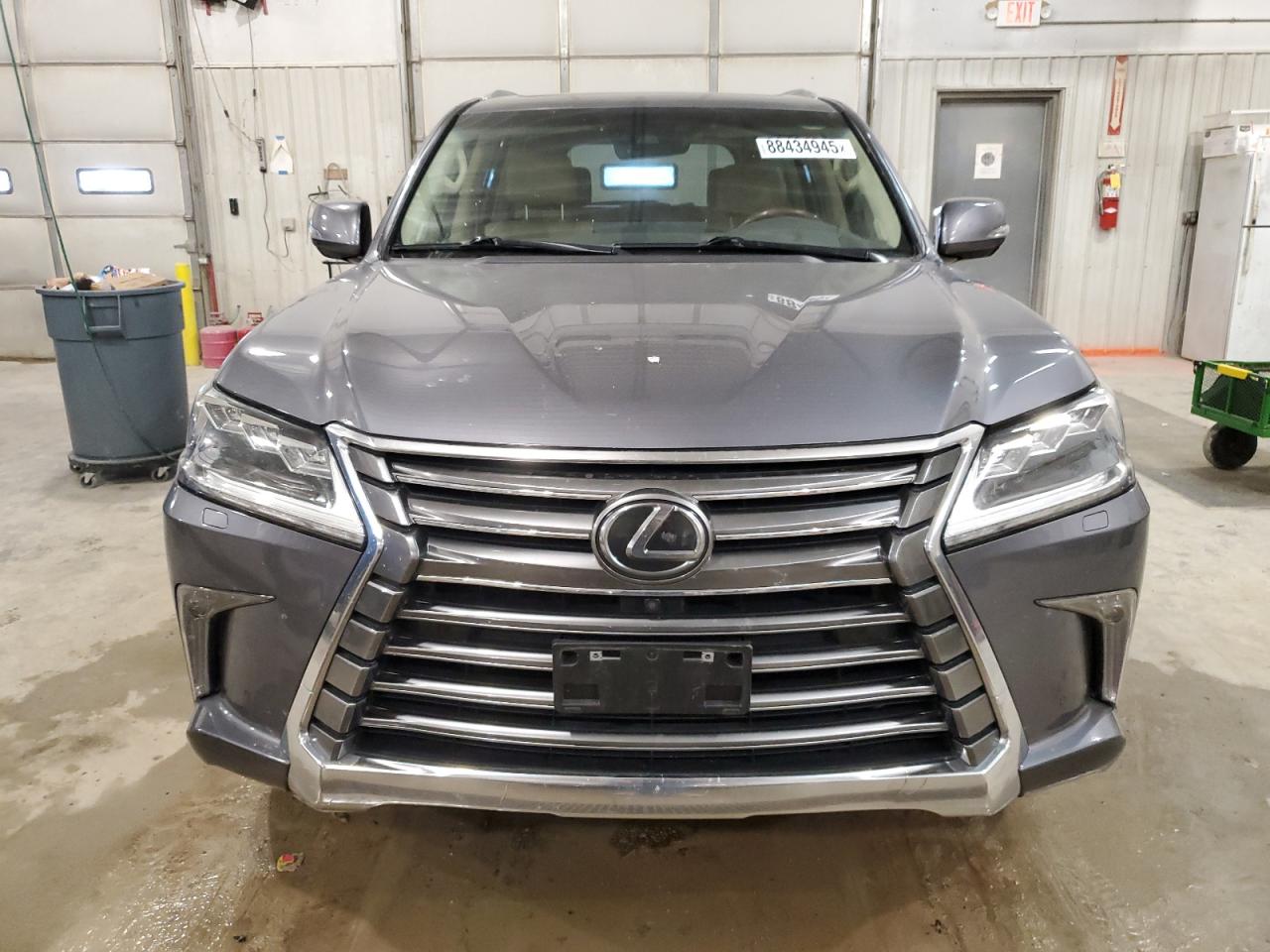 2016 Lexus LX VIN JTJHY7AX5G4192516 Copart auction photo, rear end damage thumbnail 5