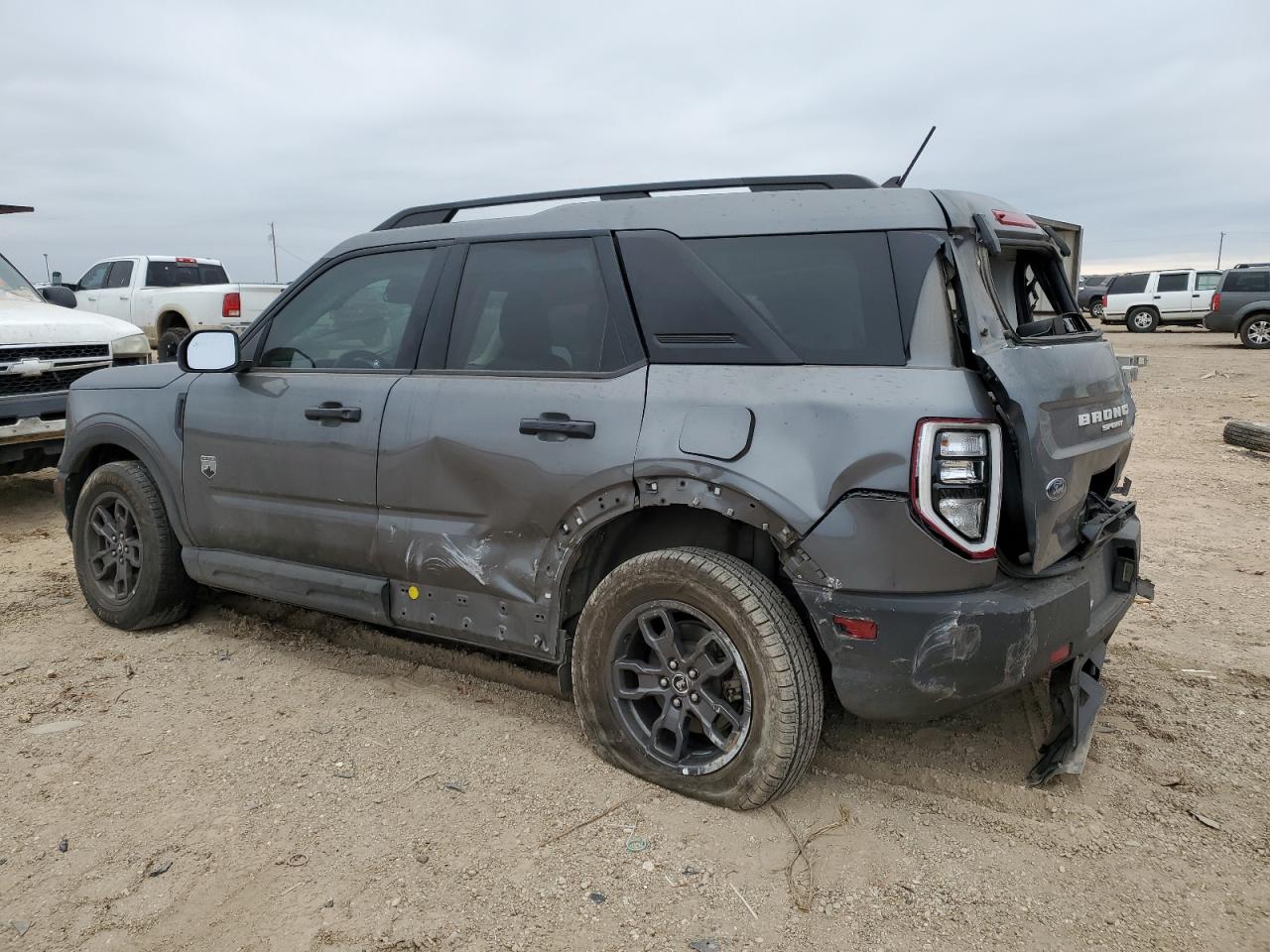 2022 Ford Bronco VIN 3FMCR9B62NRD02434 Copart auction photo, all over damage thumbnail 2