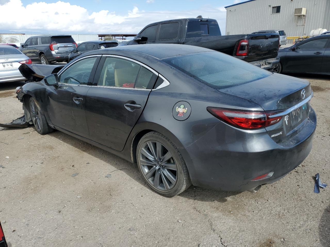 2018 Mazda 6 VIN JM1GL1VM1J1309642 Copart auction photo, front end / mechanical damage thumbnail 2