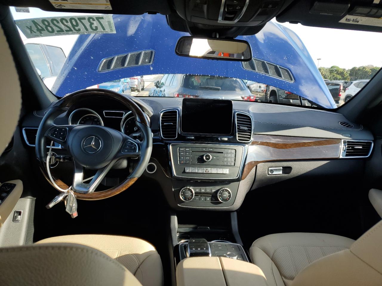 2017 Mercedes-Benz GLS-klasse VIN 4JGDF6EE5HA842874 Copart auction photo, water/flood damage thumbnail 8