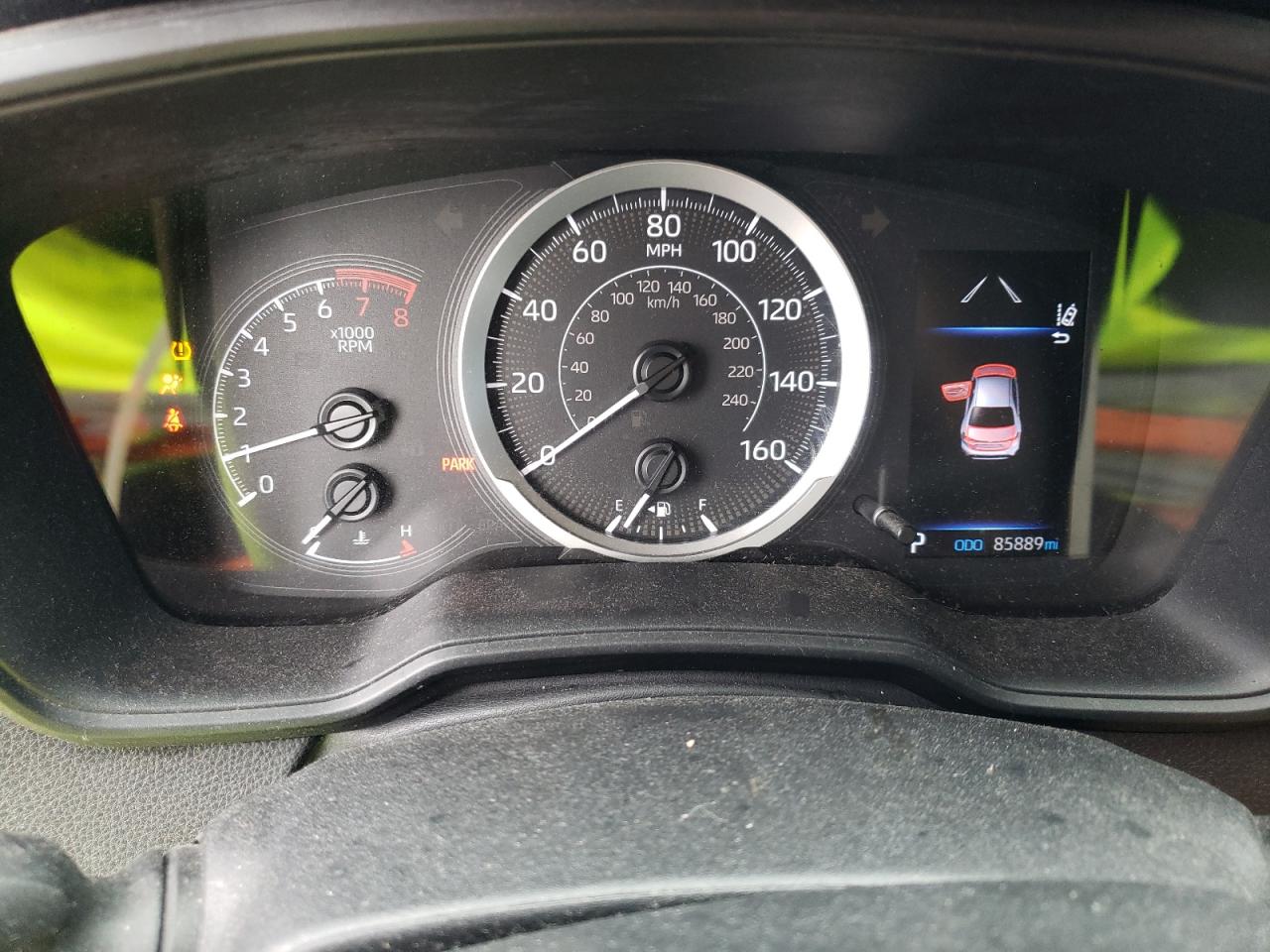 2021 Toyota Corolla VIN 5YFEPMAE6MP239745 Copart auction photo, all over damage thumbnail 9