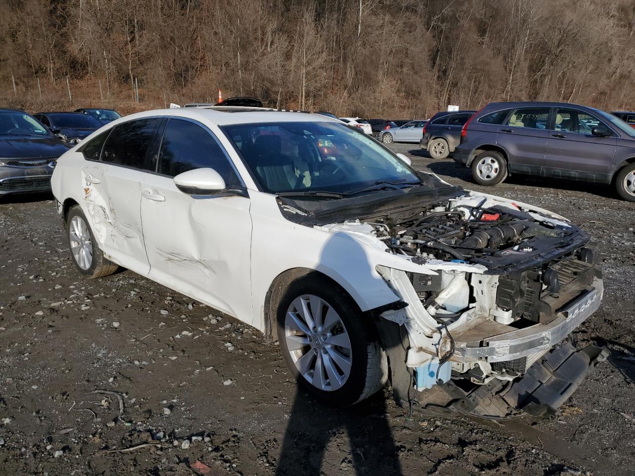 2018 Honda Accord VIN 1HGCV1F99JA070796 Copart auction photo, all over damage thumbnail 4
