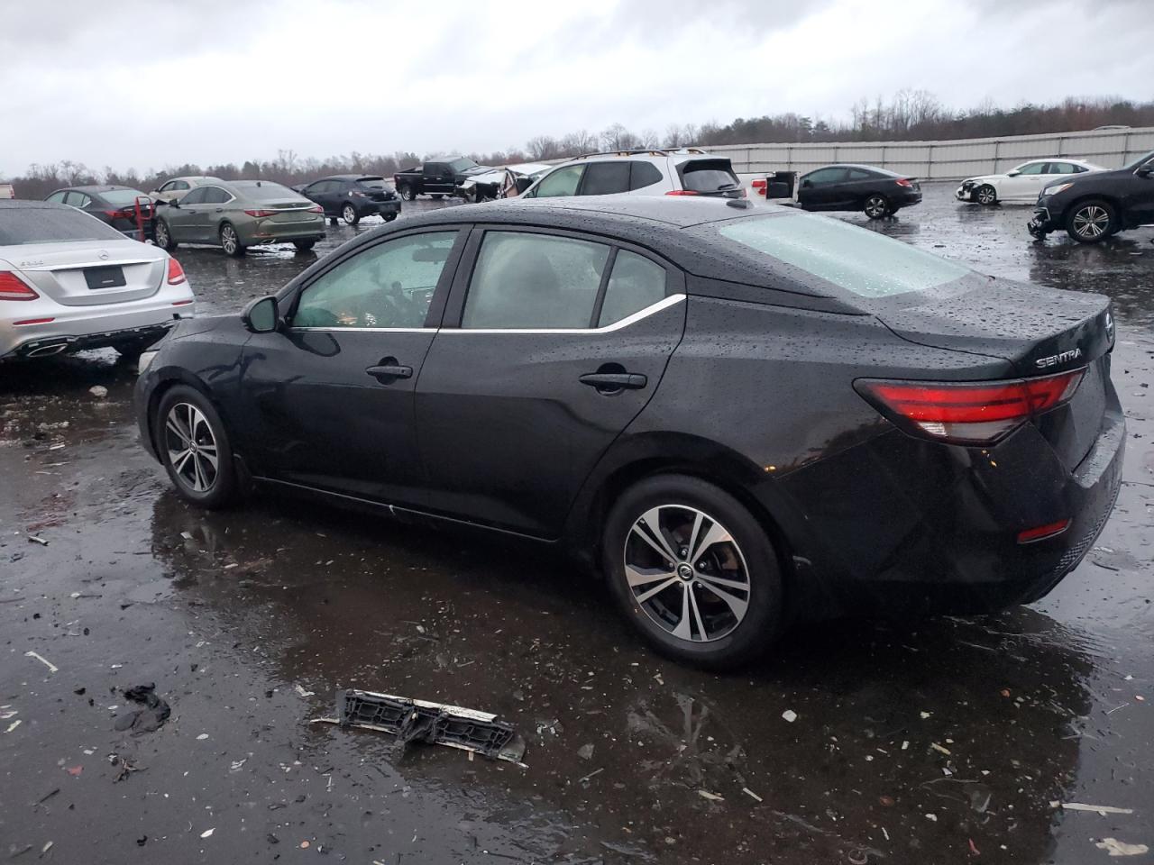 2020 Nissan Sentra VIN 3N1AB8CV6LY233902 Copart auction photo, side / minor dent/scratches damage thumbnail 2