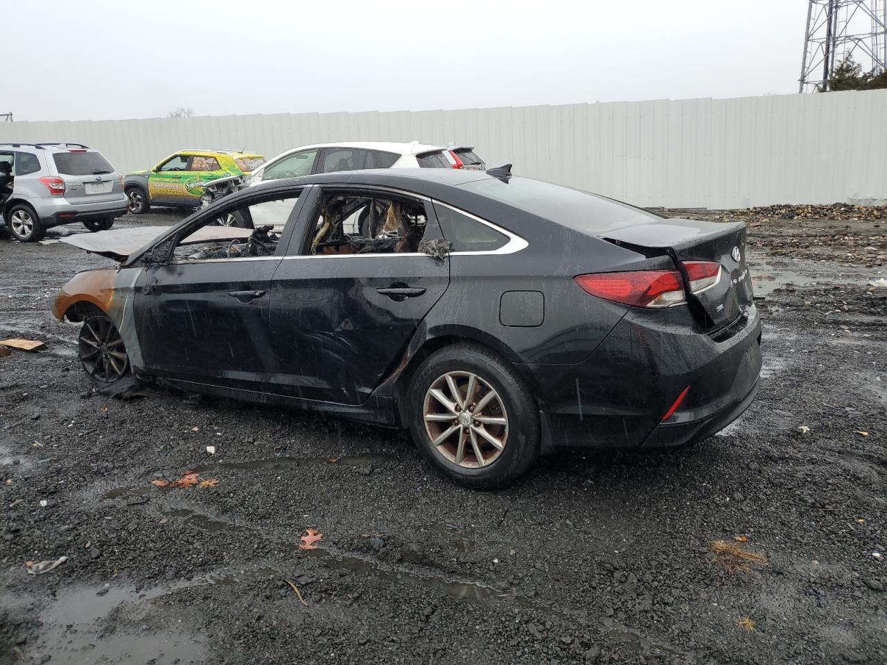 2019 Hyundai Sonata VIN 5NPE24AF8KH781334 Copart auction photo, burn / burn - interior damage thumbnail 2
