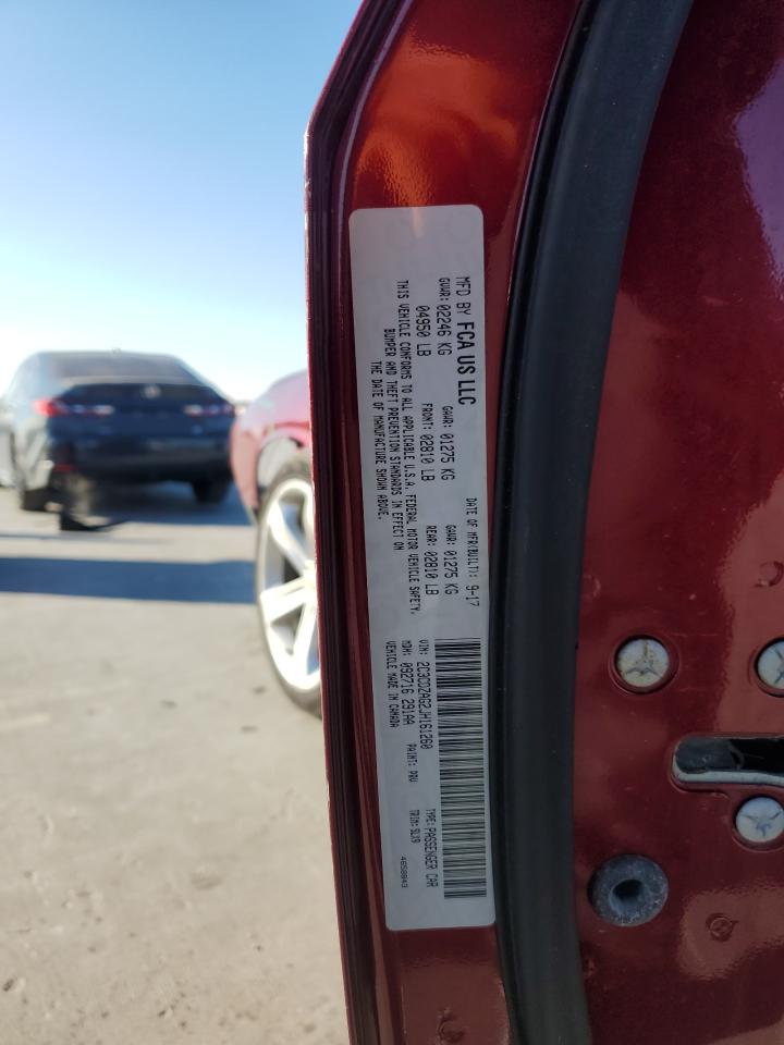 2018 Dodge Challenger VIN 2C3CDZAG2JH161260 Copart auction photo, front end damage thumbnail 12