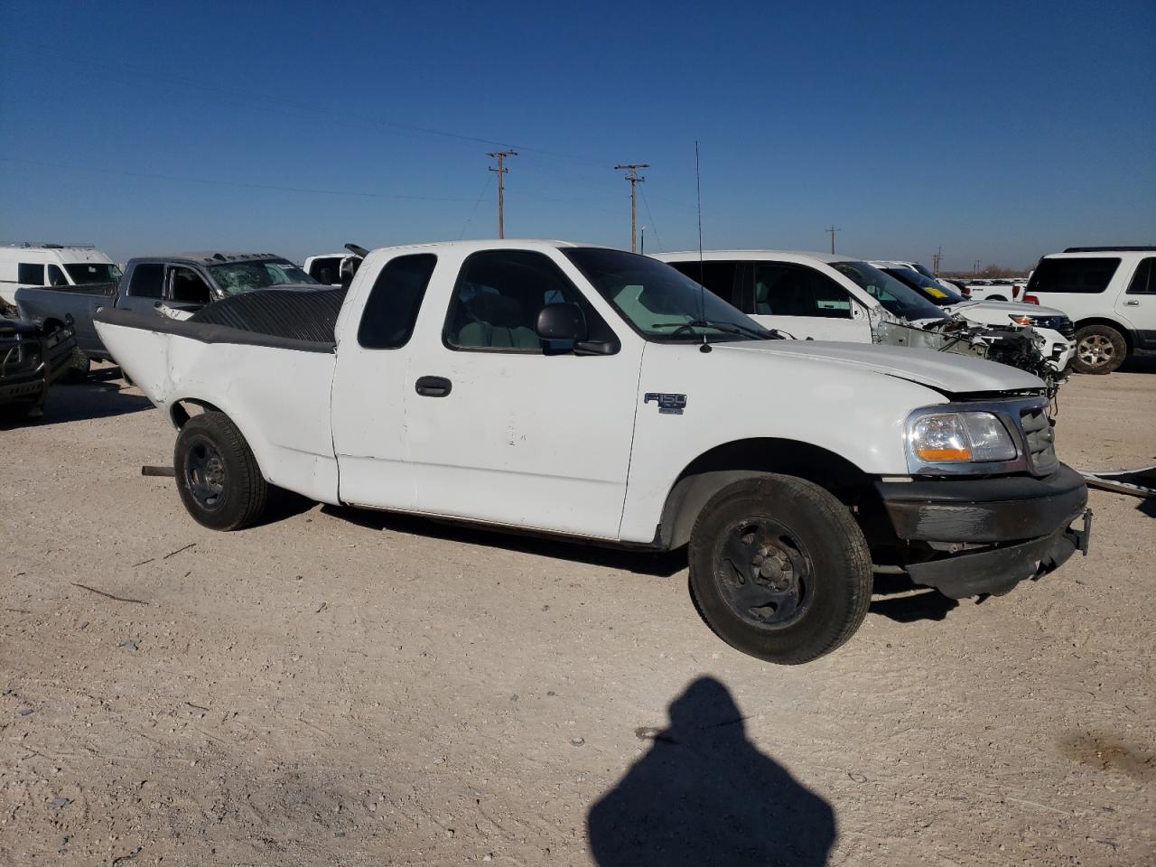 2004 Ford F-150 VIN 2FTRX17244CA74102 Copart auction photo, rear end damage thumbnail 4