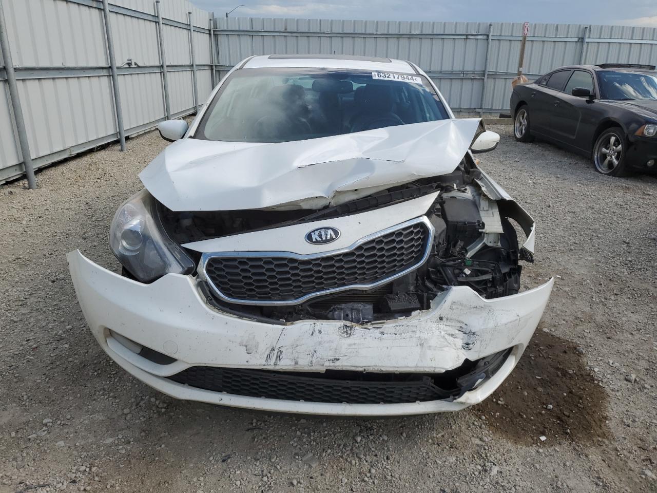2015 KIA Forte VIN KNAFZ4A80F5412049 Copart auction photo, front end / hail damage thumbnail 5