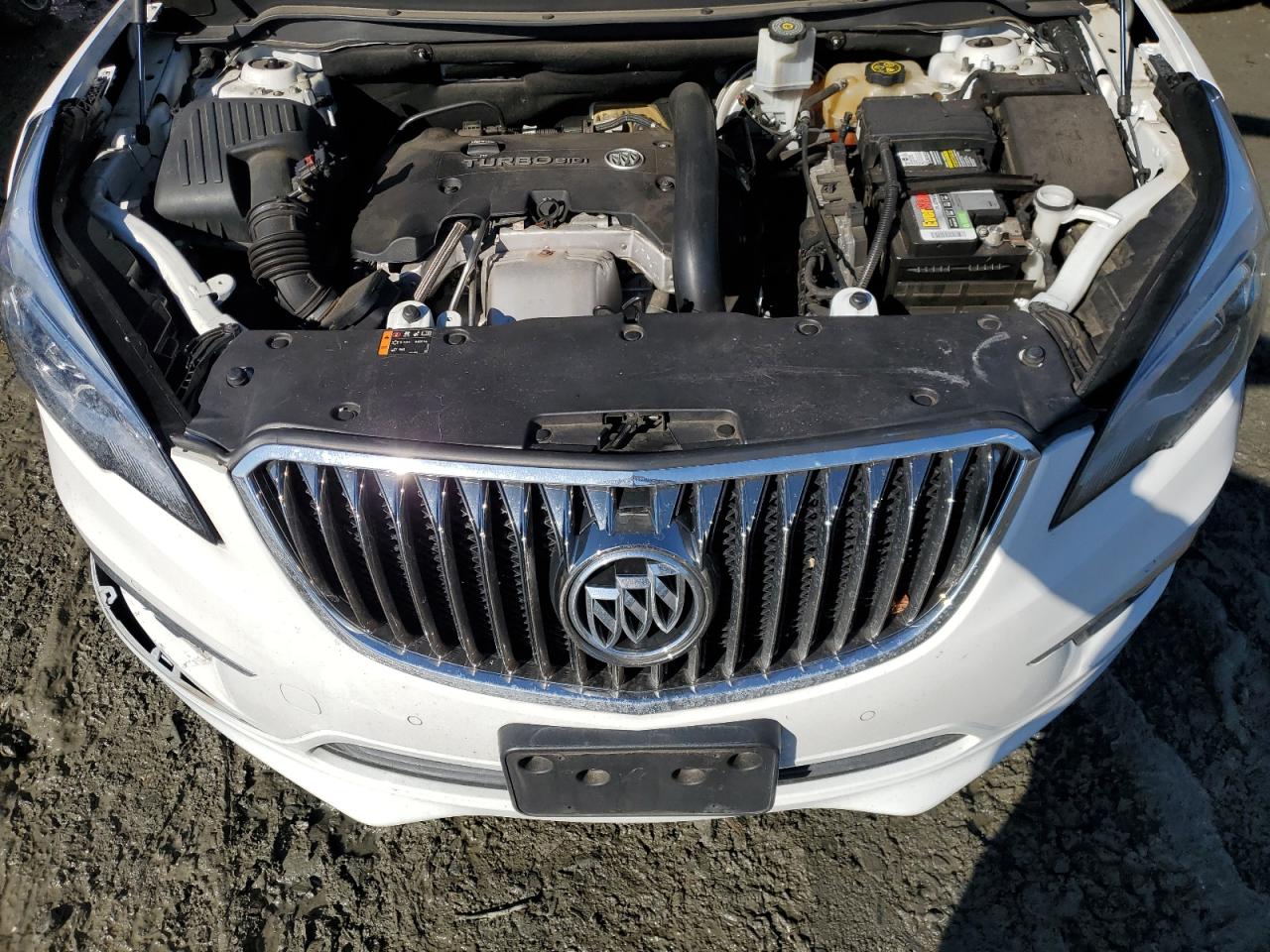 2017 Buick Envision VIN LRBFXESX4HD042641 Copart auction photo, front end / side damage thumbnail 13