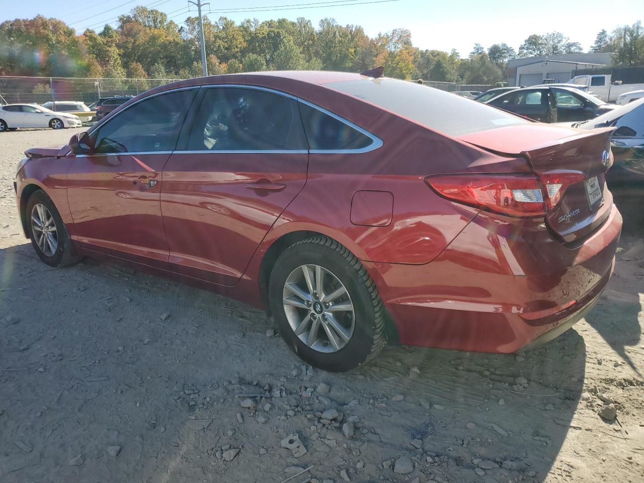 2015 Hyundai Sonata VIN 5NPE24AF4FH143507 Copart auction photo, front end / vandalism damage thumbnail 2