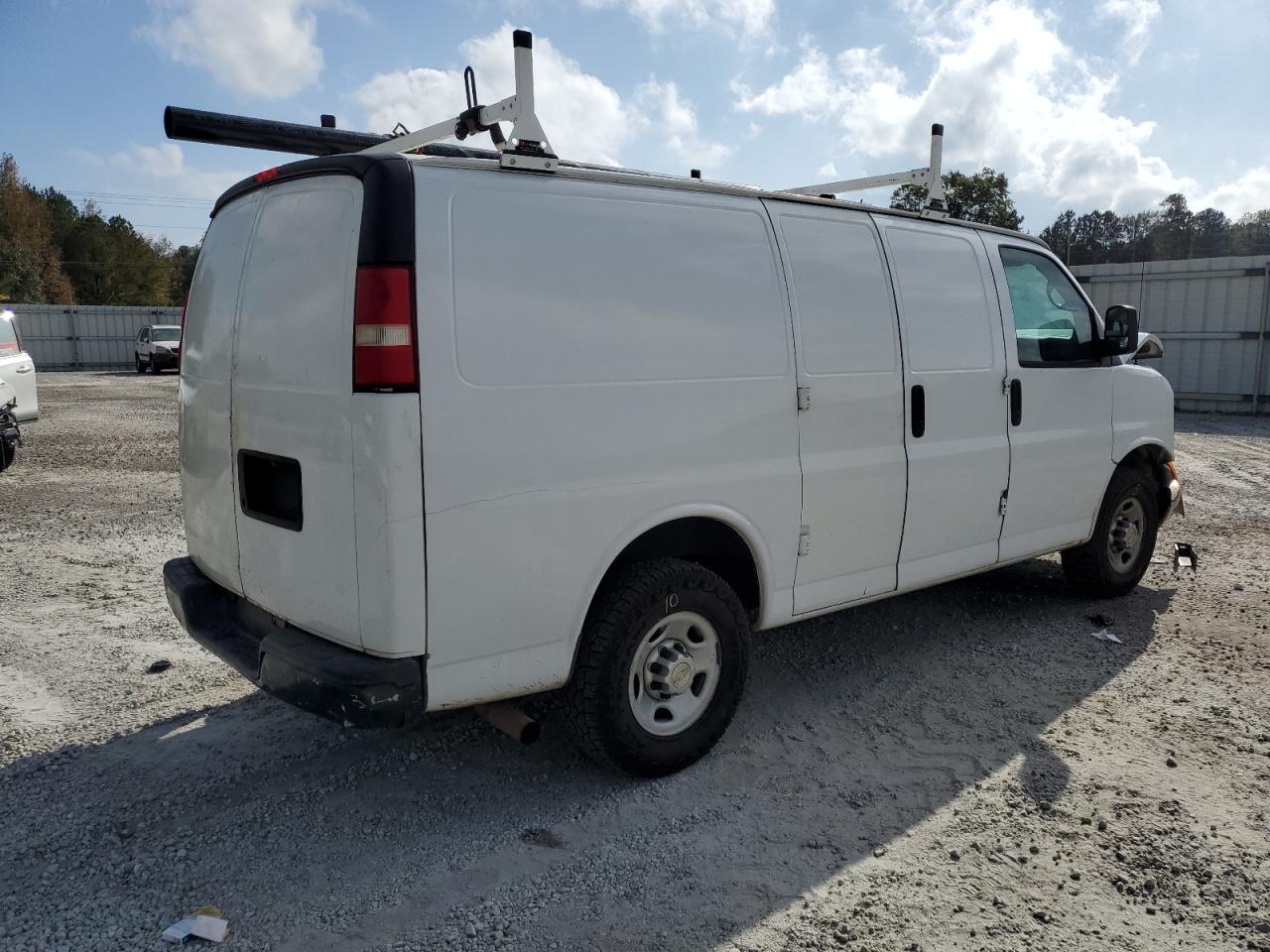 2013 Chevrolet Express VIN 1GCWGFBA4D1120883 Copart auction photo, front end damage thumbnail 3