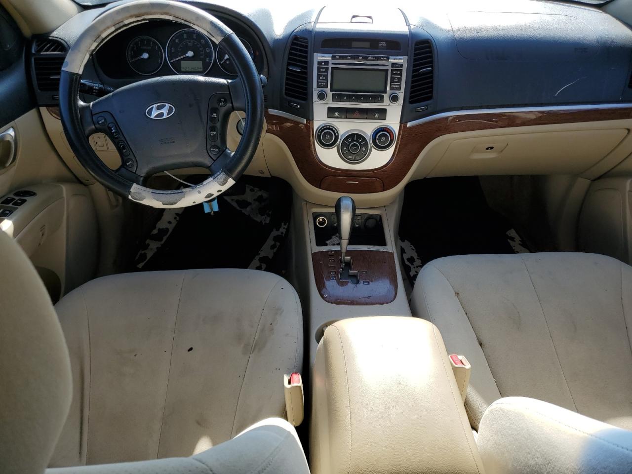2009 Hyundai Santa Fe VIN 5NMSG13D49H284951 Copart auction photo, front end damage thumbnail 8