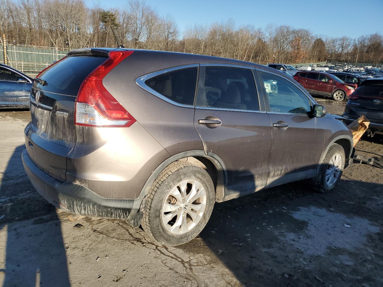 2013 Honda CR-V VIN 5J6RM4H58DL053790 Copart auction photo, all over damage thumbnail 3