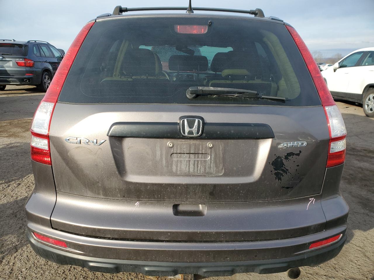 2011 Honda CR-V VIN 5J6RE4H30BL065571 Copart auction photo, front end / side damage thumbnail 6