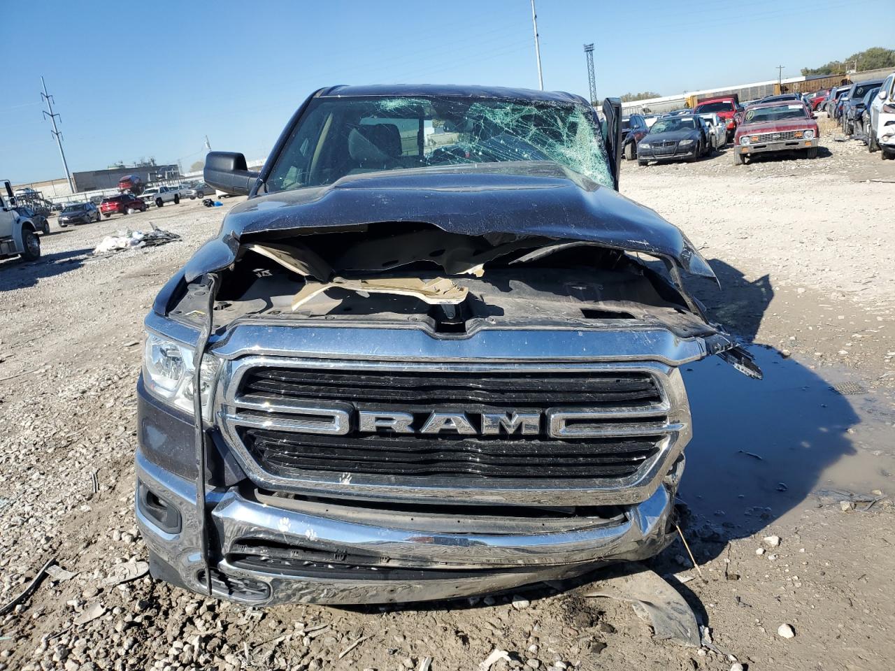 2019 RAM 1500 VIN 1C6SRFMT5KN767376 Copart auction photo, all over damage thumbnail 5