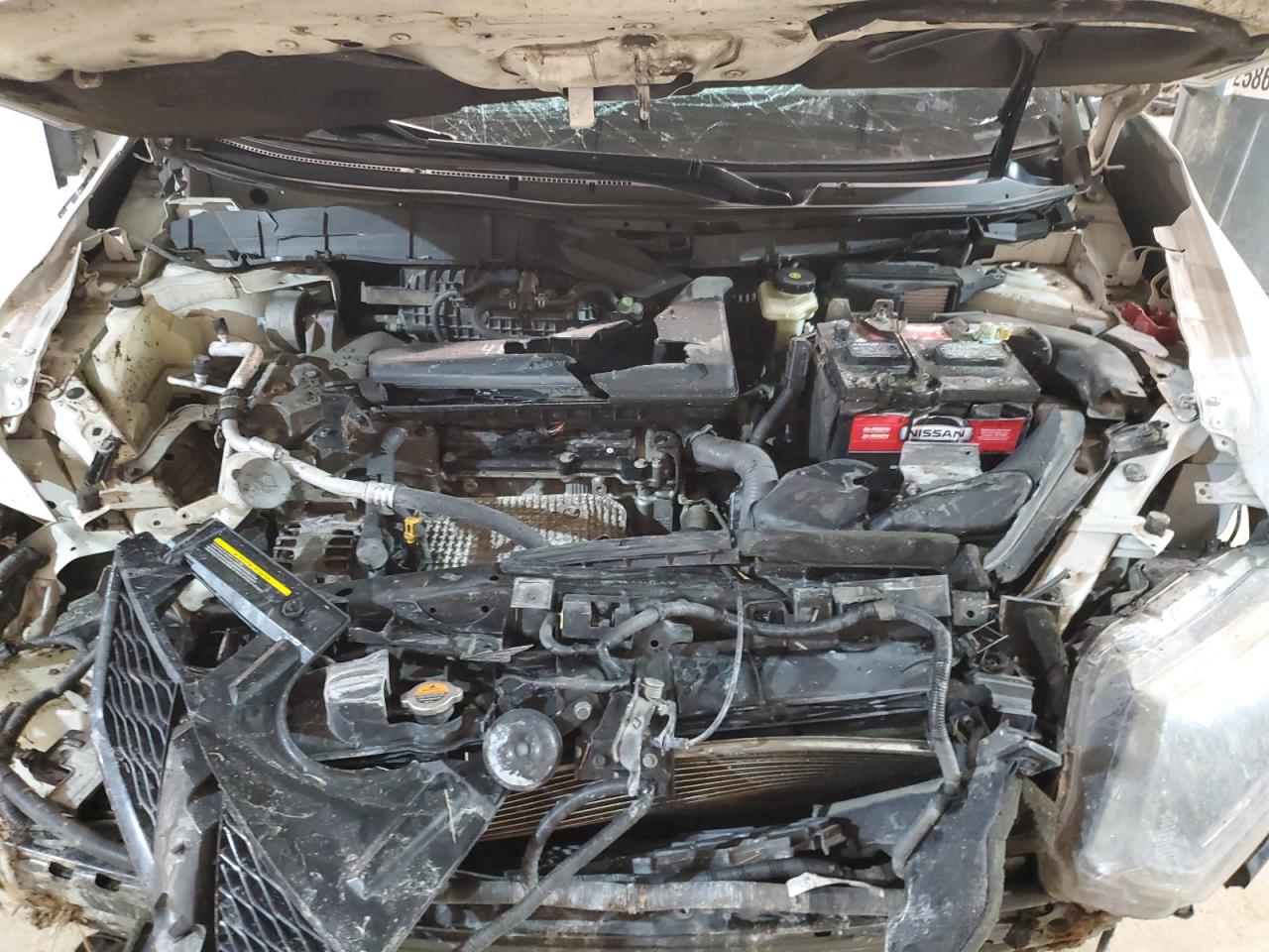 2014 Nissan Rogue VIN 5N1AT2MV7EC758514 Copart auction photo, rollover / minor dent/scratches damage thumbnail 12