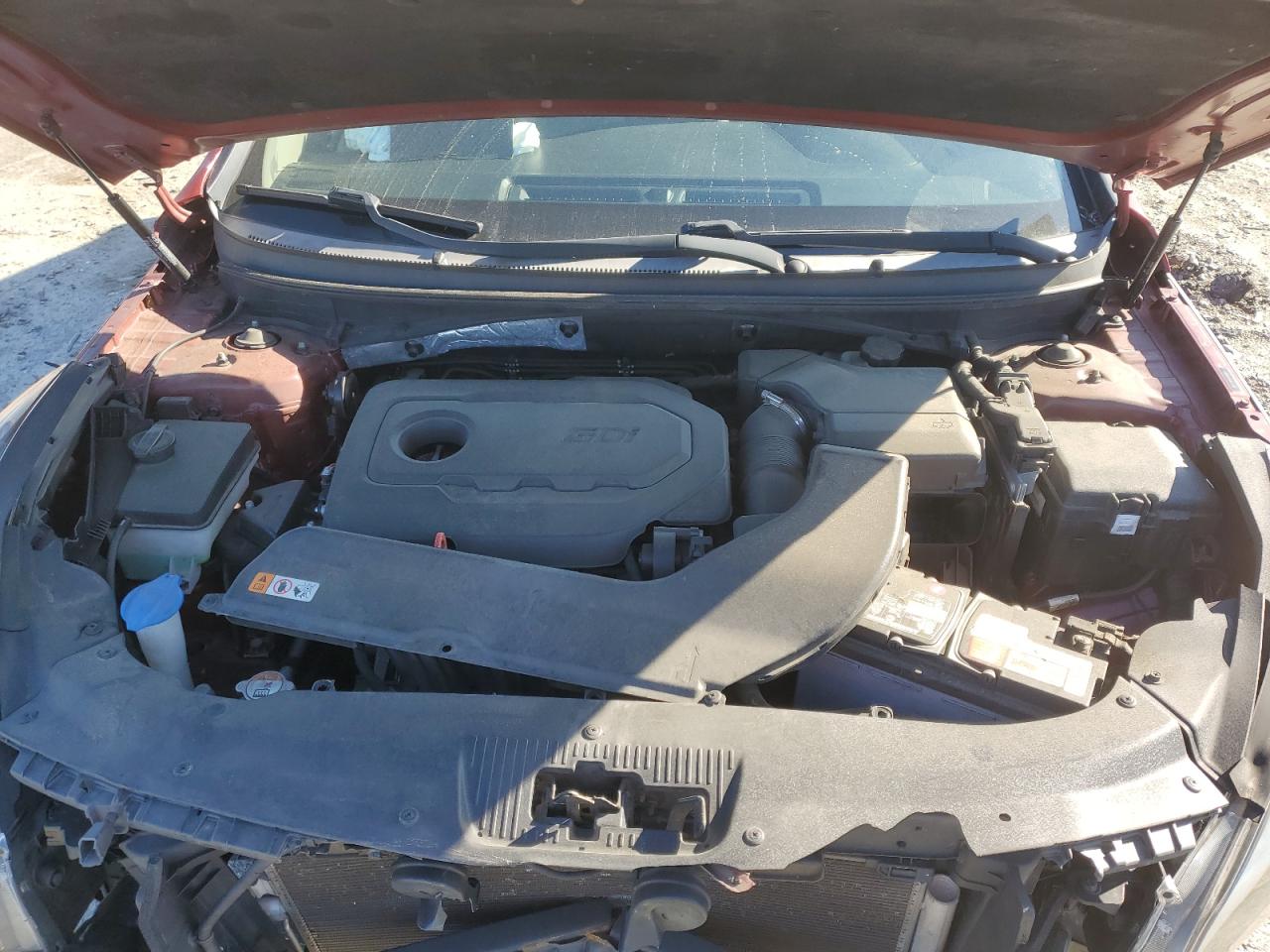 2015 Hyundai Sonata VIN 5NPE34AF6FH040828 Copart auction photo, front end damage thumbnail 13