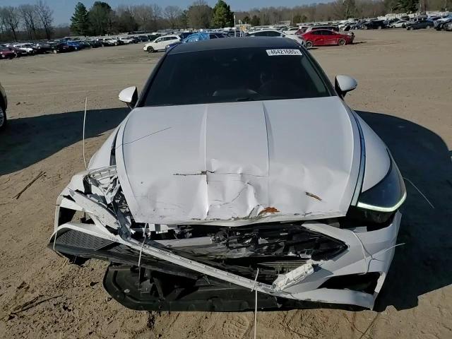 2023 Hyundai Sonata VIN KMHL64JA8PA294399 Copart auction photo, front end / side damage thumbnail 11